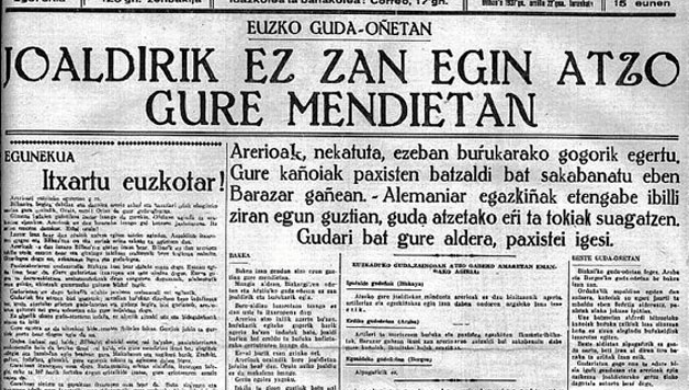 HIZPIDEA: “Eguna” euskarazko lehen egunkaria, oroimen historikoaren lekukoa