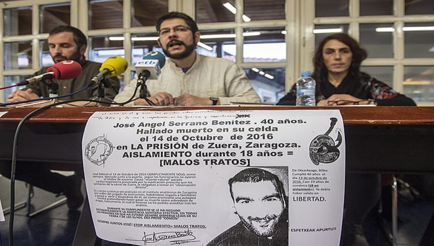 HIZPIDEA: Bilboko preso baten hilotza Zaragozako gorputegian daukate urritik
