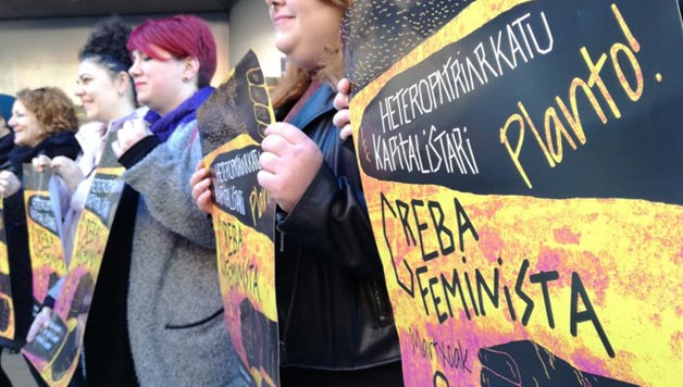 Martxoaren 8ko greba feminista deitu dute sindikatuek Euskal Herrian