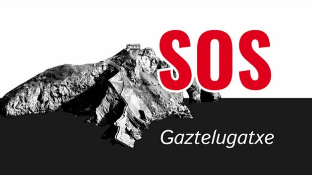 Bakio eta Bermeko herritarrek SOS Gaztelugatxe plataforma sortu dute