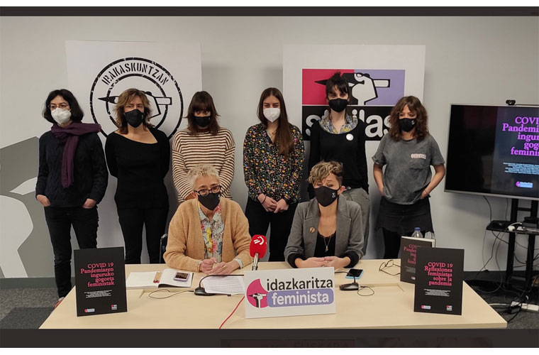 Pandemiaren inguruko gogoeta feministak ekarri ditu Steilas sindikatuak