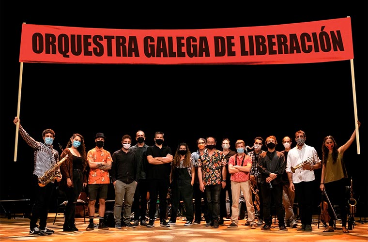IREKI GAIOLA: Xacobe Martínez Antelo (Orquestra Galega de Liberación), Abraham Cupeiro (Pangea), Café UF (Vigo)