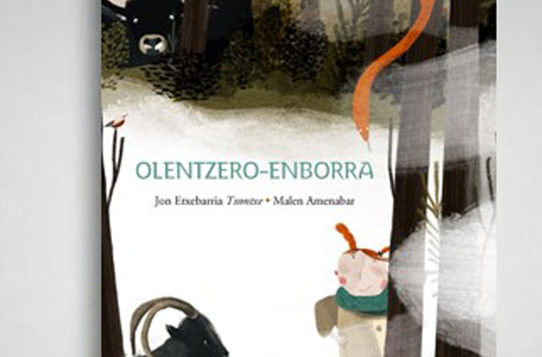 Olentzero-enborra ipuina hizpide Jon Etxebarriarekin